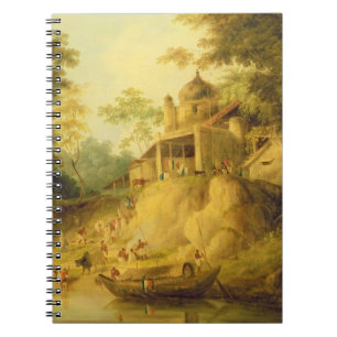 Caderno Espiral Os bancos do Ganges, c.1820-30 (óleo em canvas)