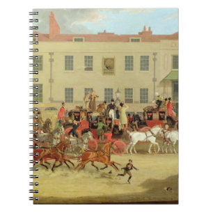 Caderno Espiral Os correios nortes do país no pavão, Islington,