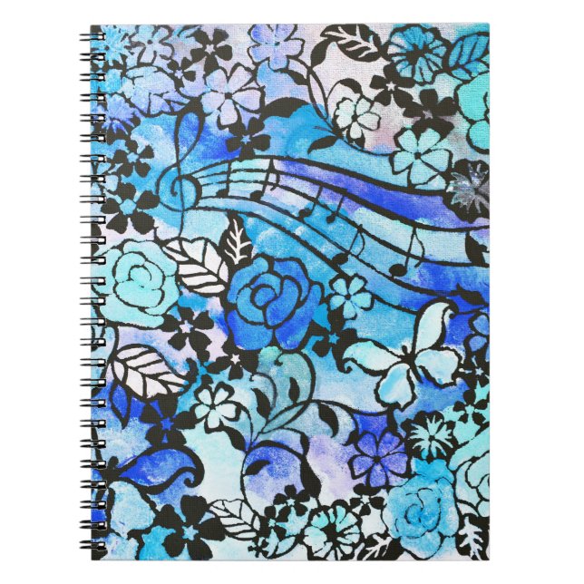 Caderno Espiral Os dias felizes estão aqui de novo, notebook espir (Frente)