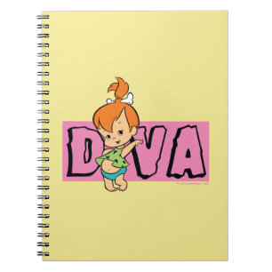 Caderno Espiral Os Flintstones Bolhas - Pequeno Diva