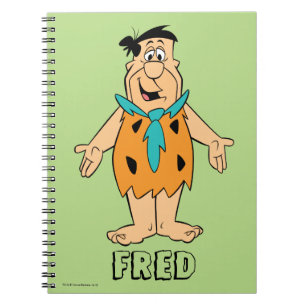 Caderno Espiral Os Flintstones   Fred Flintstone