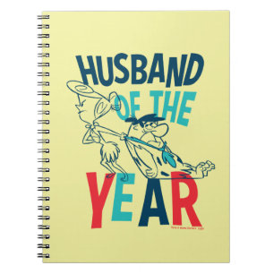 Caderno Espiral Os Flintstones Marido do Ano