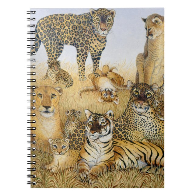 Caderno Espiral Os gatos grandes (Frente)