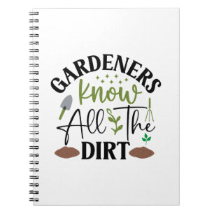 Caderno Espiral Os Jardineiros Conhecem Toda A Sujeira