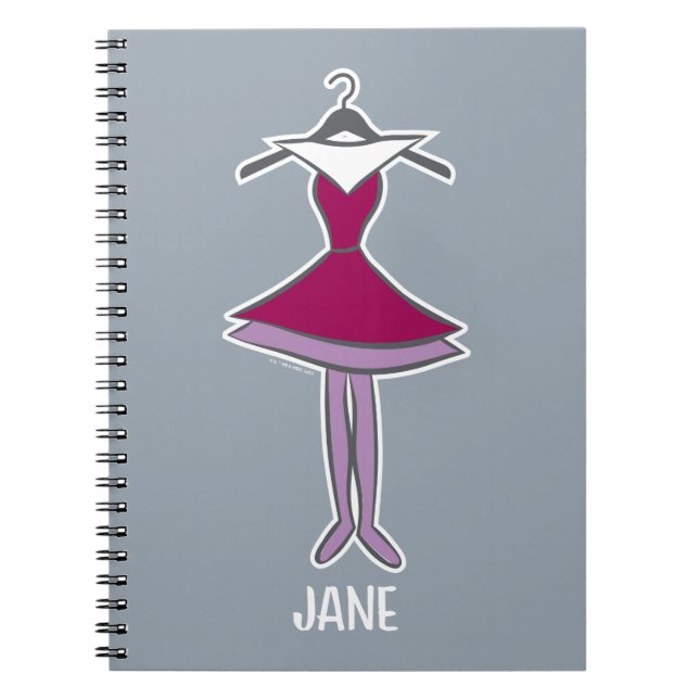 Caderno Espiral Os Jetsons | Vestido de Jane (Frente)