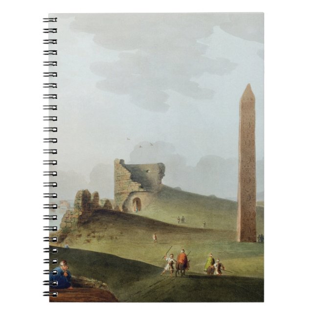 Caderno Espiral Os Obelisks em Alexandria, chamada o Nee de (Frente)