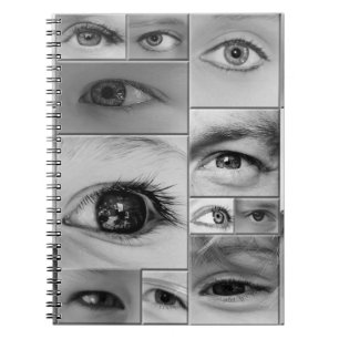 Caderno Espiral Os olhos têm-no