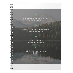 Caderno Espiral Os quatro acordos