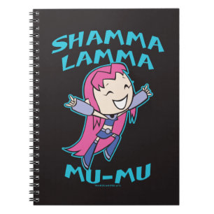 Caderno Espiral Os titã adolescentes vão! Starfire "Shamma Lam