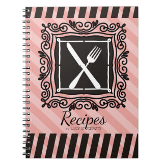 Caderno Espiral Os utensílios de cores personalizados emblam a res