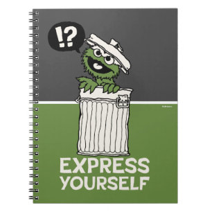 Caderno Espiral Oscar, o Grouch Expresse-se