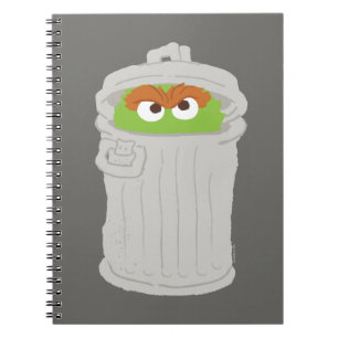 Caderno Espiral Oscar, o Monstro & Sua Lixeira