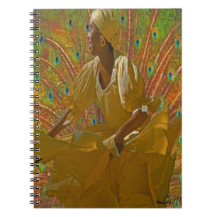 CADERNO ESPIRAL OSHUN DANZA DO PAVÃO