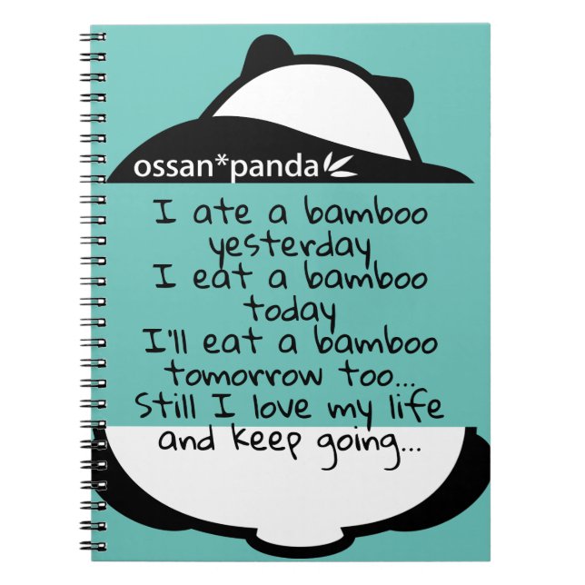 Caderno Espiral ossan*panda (Frente)