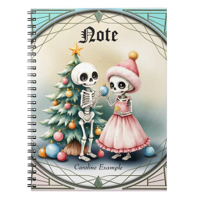 Caderno Espiral Ossos, bolas, e um pouco de magia (Frente)