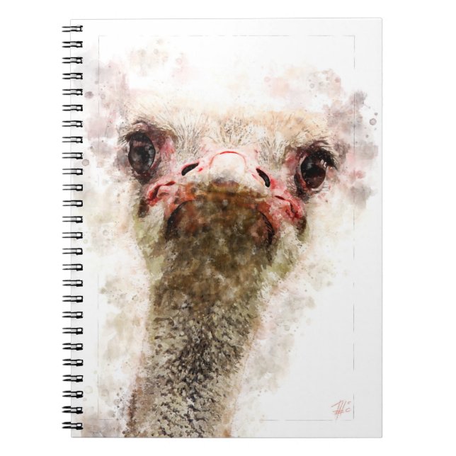 Caderno Espiral Ostrich (Frente)