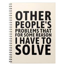 Caderno Espiral Other People's Problems