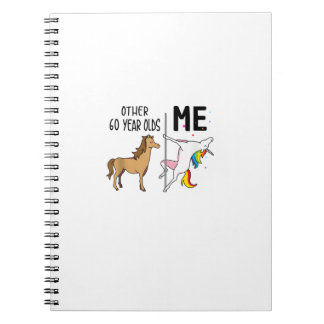 Caderno Espiral Other Unicorn 60 Year Olds Birthday And Me Gift Fo