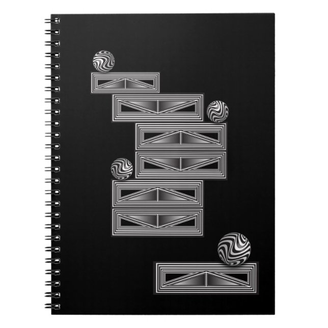 Caderno Espiral Ótica através de Formas (Frente)