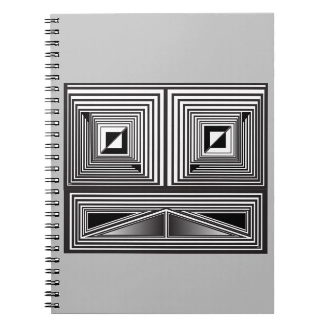 Caderno Espiral Ótica através de Formas (Frente)