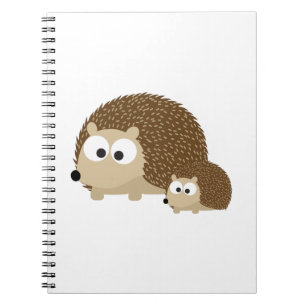 Caderno Espiral Ouriços bonitos