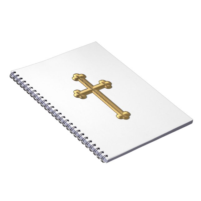 Caderno Espiral Ouro "3-D" Cruz 2 (Lado Direito)