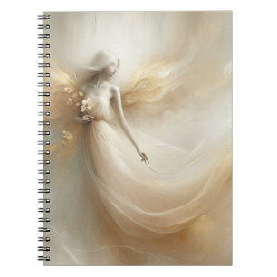 Caderno Espiral Ouro Angel