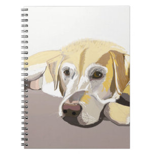 Caderno Espiral Ouro Labrador