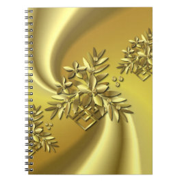 Caderno Espiral Ouro puro