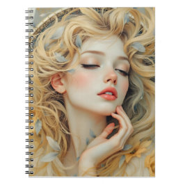 Caderno Espiral Ouro Seraph - Angel of Light and Grace