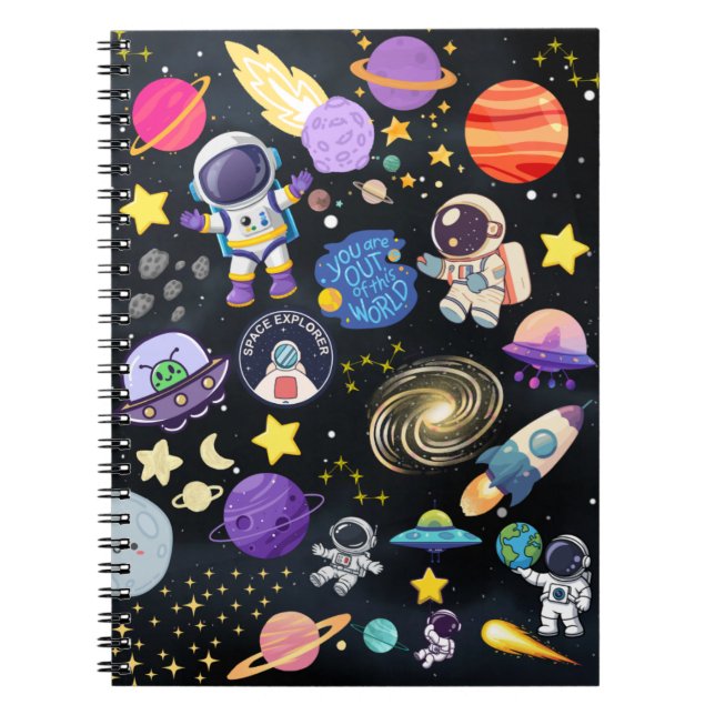 Caderno Espiral Outerspace Notebook (Frente)