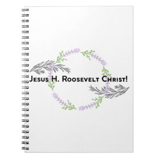 Caderno Espiral Outlander Claire JESUS H. ROOSEVELT CRISTO Engraça