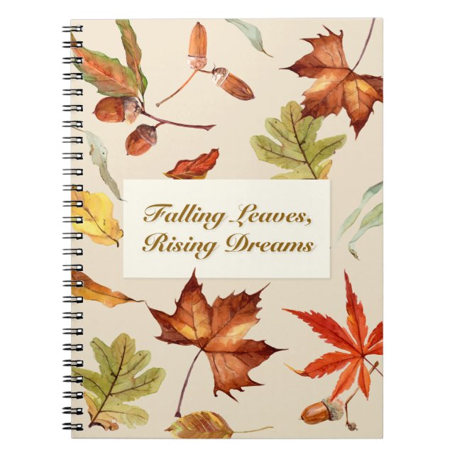 Caderno Espiral Outono (Frente)