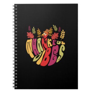 Caderno Espiral outono dia de ação de graças especial
