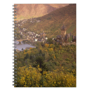 Caderno Espiral Outono em Cochem, Renânia-Palatinado, Alemanha