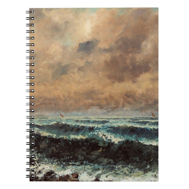 Caderno Espiral Outono - Gustave Courbet (Frente)
