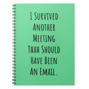 Caderno Espiral Outra reunião