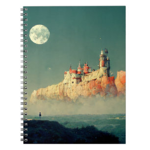Caderno Espiral Outshore Citadel Fantasy Sci-Fi