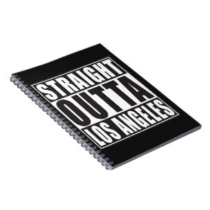 Caderno Espiral Outta reto Los Angeles