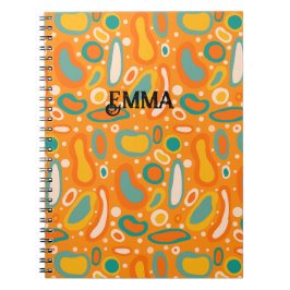 Caderno Espiral Ovais Coloridos