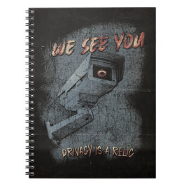 Caderno Espiral Overlook - Design de Streetwear tecno-distópicos