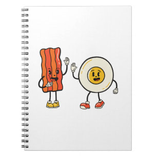 Caderno Espiral Ovo De Cuta E Bacon