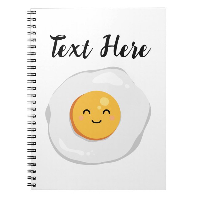 Caderno Espiral Ovo Frito (Frente)