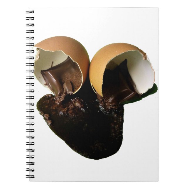 Caderno Espiral Ovos de chocolate novidade (Frente)