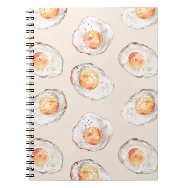 Caderno Espiral Ovos Fritos (Frente)