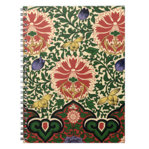 Caderno Espiral Owen Jones Chinoiserie Desenho Artístico Floral Ló