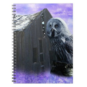 Caderno Espiral Owl Barn Shed