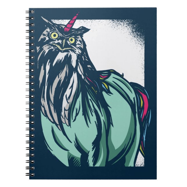Caderno Espiral Owl Unicorn (Frente)