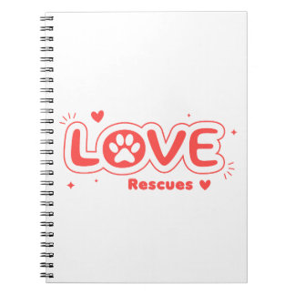 Caderno Espiral OWRAssist Love Rescues
