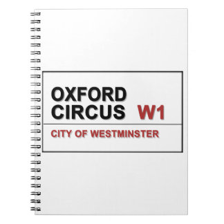 Caderno Espiral Oxford Circus Lodon Inglaterra